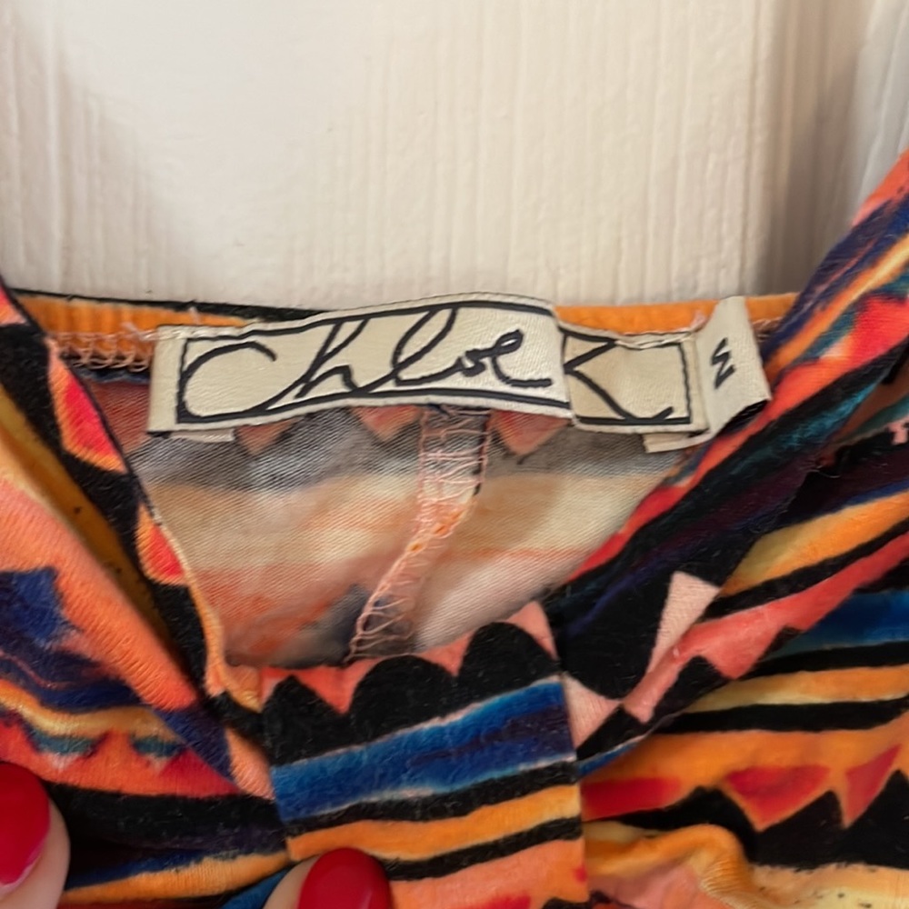 Colorful Crop Top - Size M - Picture 2 of 3